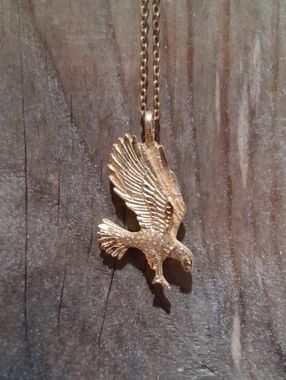 Gold Colored Eagle Neckless